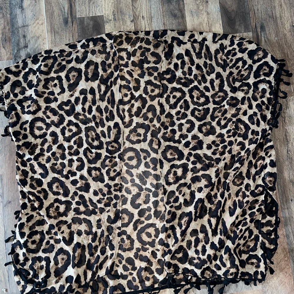 Leopard Print Kimono